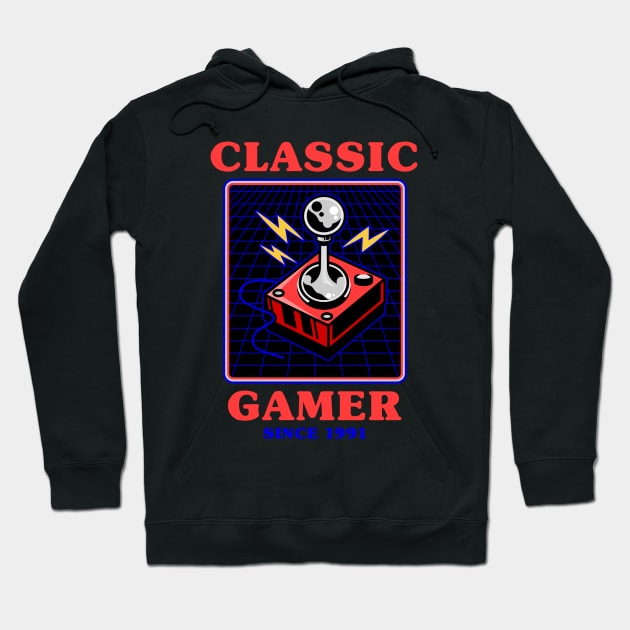 Classic Gamer Hoodie by Darth Noob